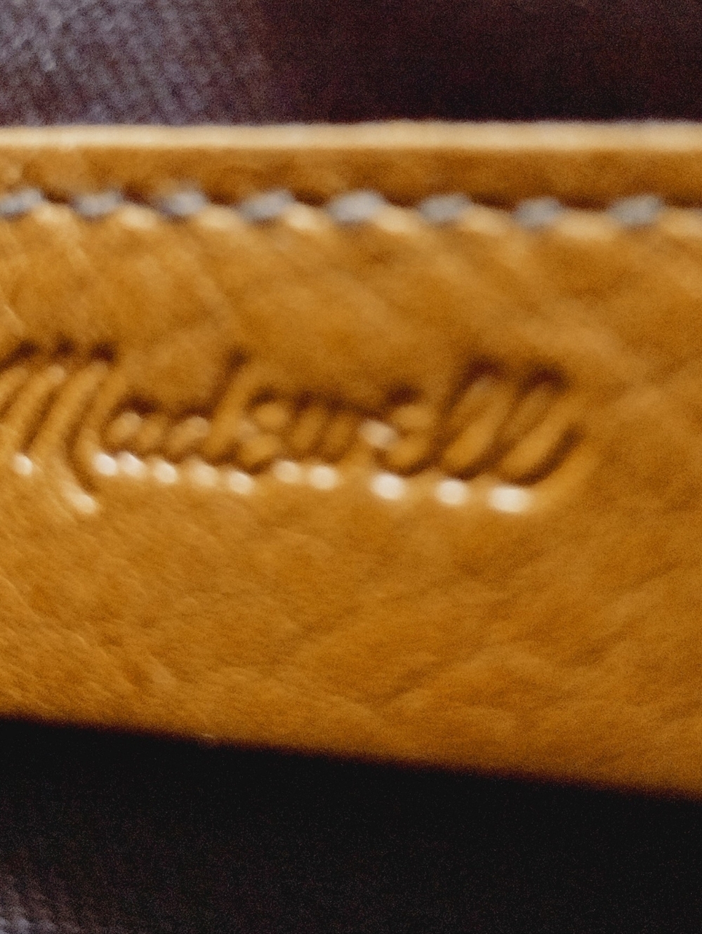Madewell The Leather Pouch Clutch- English Saddle - Picture 9 of 9